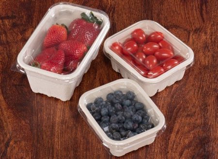 Fibre Tray with r-PET lids